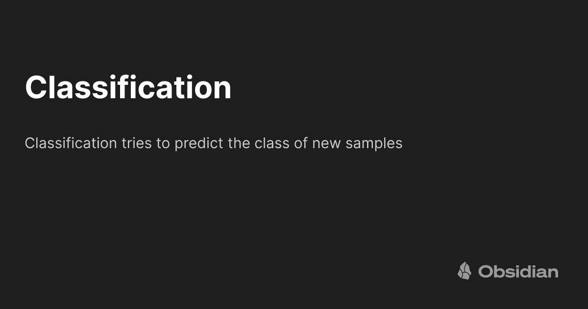 CLASSIFICATION SHORT DEFINITION visual data 2