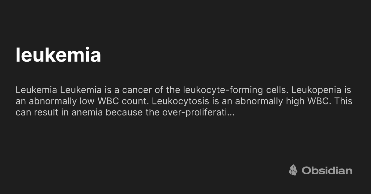 leukemia-obsidian-publish