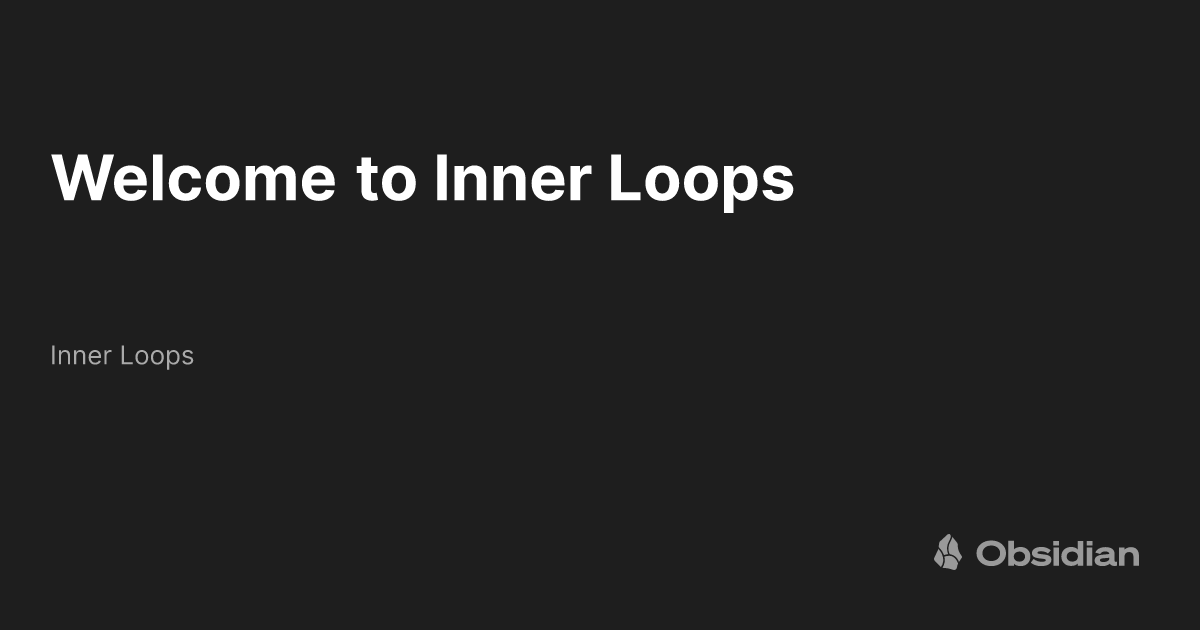 Welcome to Inner Loops - Inner Loops