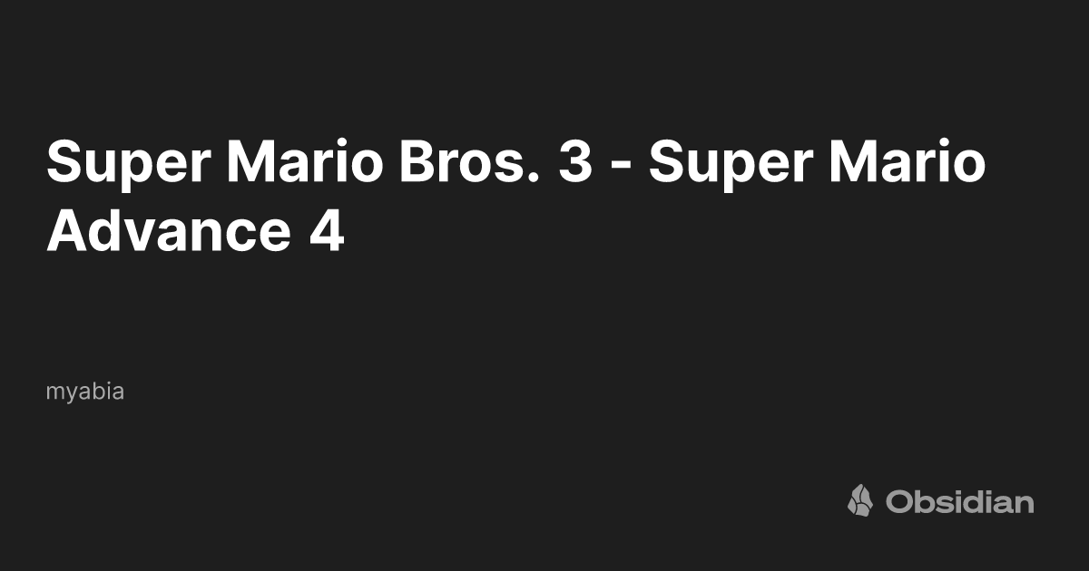 Play Super Mario Advance 4 - Super Mario Bros 3, a game of Mario bros