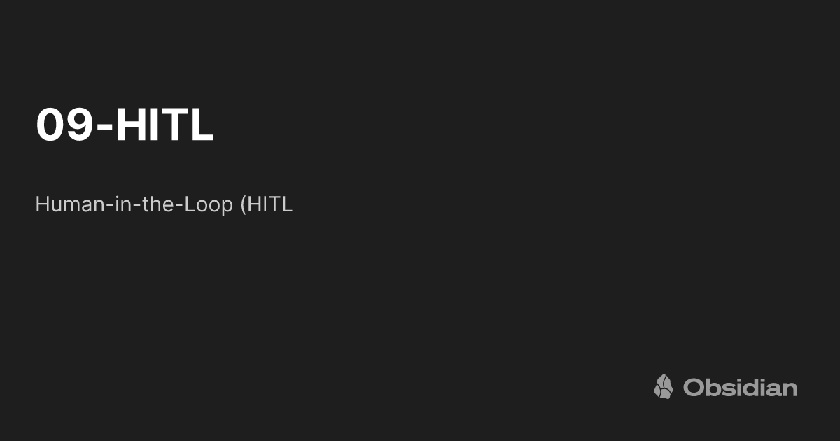 Minecraft Hitl 09-HITL - Obsidian Publish
