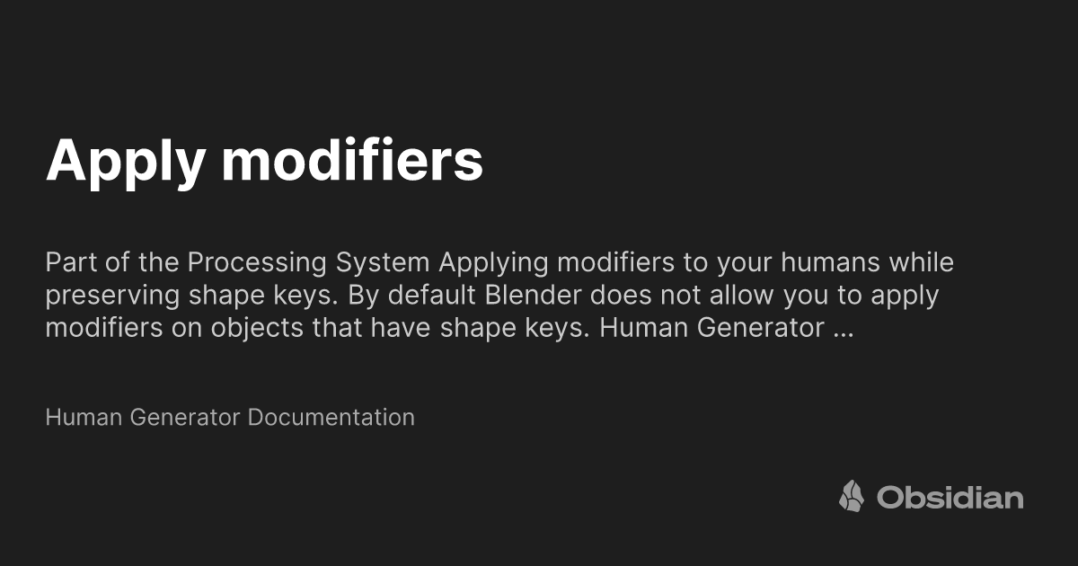 Modifiers Image Generation Examples Apply modifiers - Human Generator Documentation - Obsidian Publish