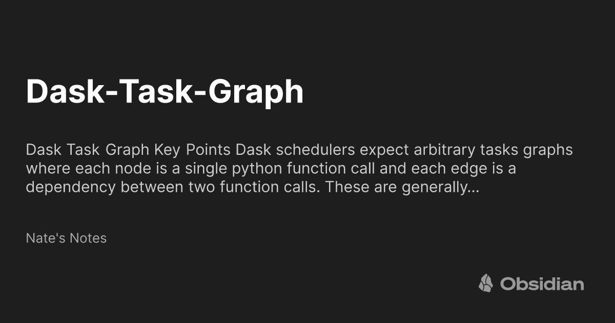 Dask-Task-Graph - Nate's Notes