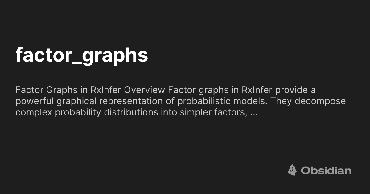 Various Factor Graph factor_graphs - Obsidian Publish