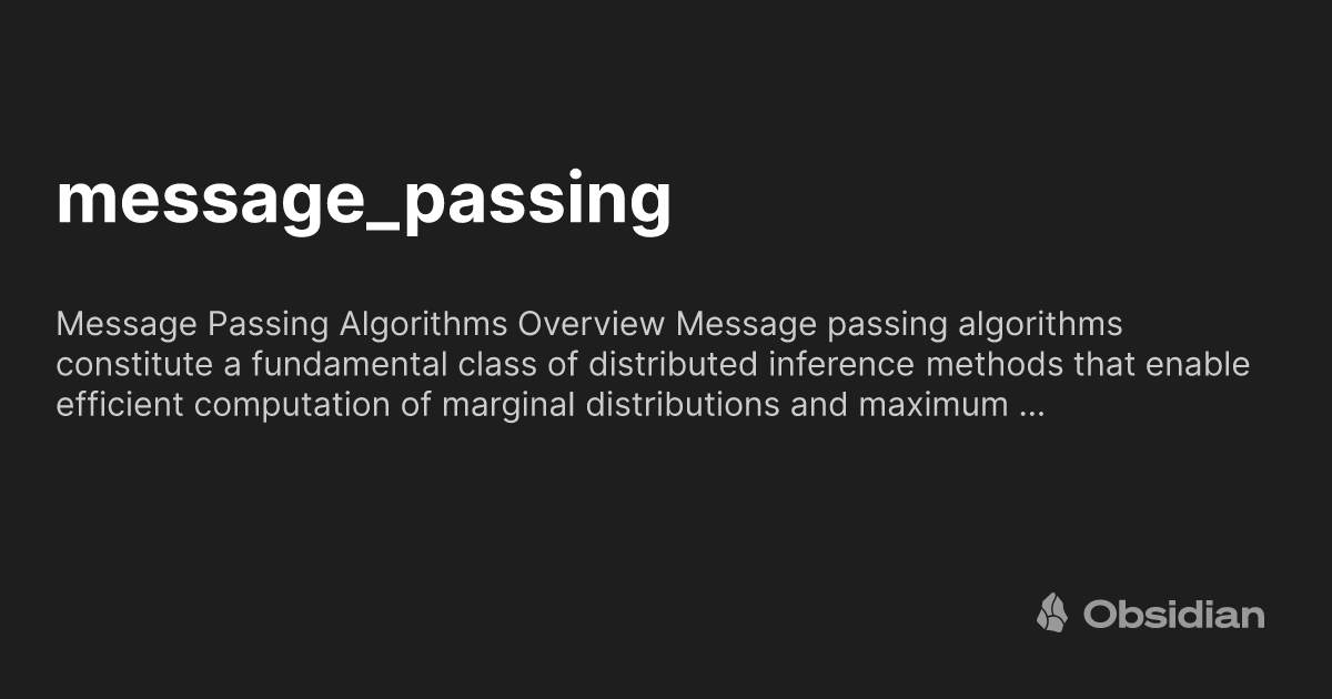 message_passing - Obsidian Publish