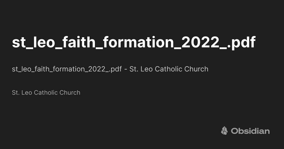 st_leo_faith_formation_2022_.pdf St. Leo Catholic Church